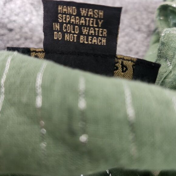 Baba Clothing Corp LA Womens Tunic Black Green Tie Dye Beaded Free Size (XS-M) - Picture 8 of 8